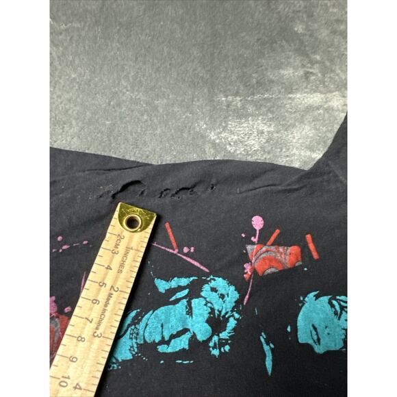 Heart Band T Shirt Vintage 1985 Screen Stars Size L See Pictures For Sizing - Picture 4 of 16